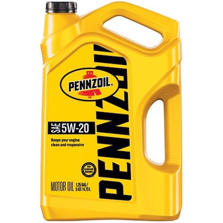 Pennzoil 550045210 5 Qt Conventional 5W20 Motor Oil PE4186